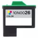 Lexmark -hoz Nr.26 (10N0026E) utángyártott színes tintapatron, ~275 oldal