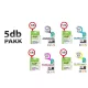 Canon -hoz 5db-os ™ PGI-1500XL CHIPES utángyártott TINTAPATRON / INK CARTRIDGE PAKK (~5100 oldal)