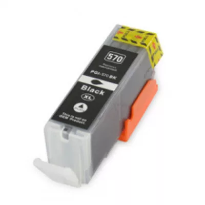 Canon -hoz, ™ PGI-570XL BK (fekete) CHIPES utángyártott TINTAPATRON / INK CARTRIDGE (~500 oldal, 22ml)