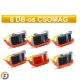 Canon nyomtatóhoz PGI5 - CLI8 chipes utángyártott tintapatron csomag, 6 darabos (pgi-5, cli-8)