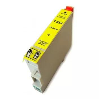   Epson nyomtatóhoz t0554 SÁRGA utángyártott tintapatron kb.≈: 480 oldalas TO554