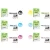 Epson -hoz ►7db◄ T0807 utángyártott TINTAPATRON / INK CARTRIDGE-pakk (2db fekete+1-1szín) (TO80) (≈2800oldal)