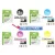 ►5db-os Epson -hoz T128x utángyártott TINTAPATRON / INK CARTRIDGE PAKK (T1285) (≈1500oldal)