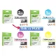 ►5db-os Epson -hoz T128x utángyártott TINTAPATRON / INK CARTRIDGE PAKK (T1285) (≈1500oldal)