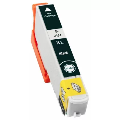 Epson -hoz T2431 fekete utángyártott TINTAPATRON / INK CARTRIDGE (24XL) (≈ 740 oldal)