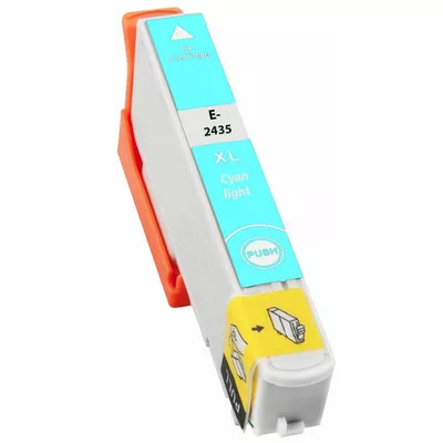 Epson -hoz T2435 világos cián (LC) utángyártott TINTAPATRON / INK CARTRIDGE (24XL) (≈ 740oldal)
