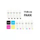 11db-os EPSON -hoz T664x ™utángyártott tinta PAKK (T672x)T6641+T6642+T6643+T6644 (≈5x4000+6x6500oldal)
