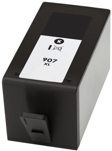 HP -hez Nr.907XL (T6M19AE) utángyártott fekete tintapatron, ~1500 oldal