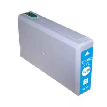   Epson -hoz, T7892 XXL cián utángyártott TINTAPATRON / INK CARTRIDGE, ~4000 oldal