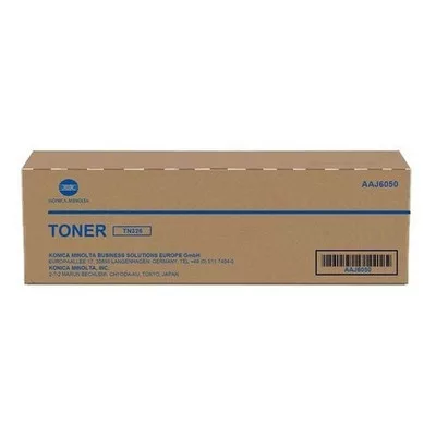Konica Minolta TN326 eredeti fekete tonerkazetta (AAJ6050) (30000 oldal) ► Legális! ◄