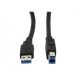 USB 3.0 kábel nyomtatóhoz 3m hosszú (csak USB 3.0 B porthoz használható)